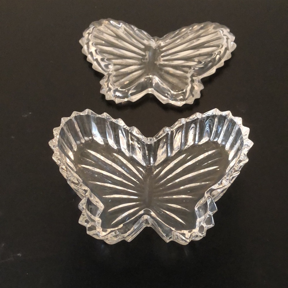 Crystal butterfly dish - Picture 3 of 6